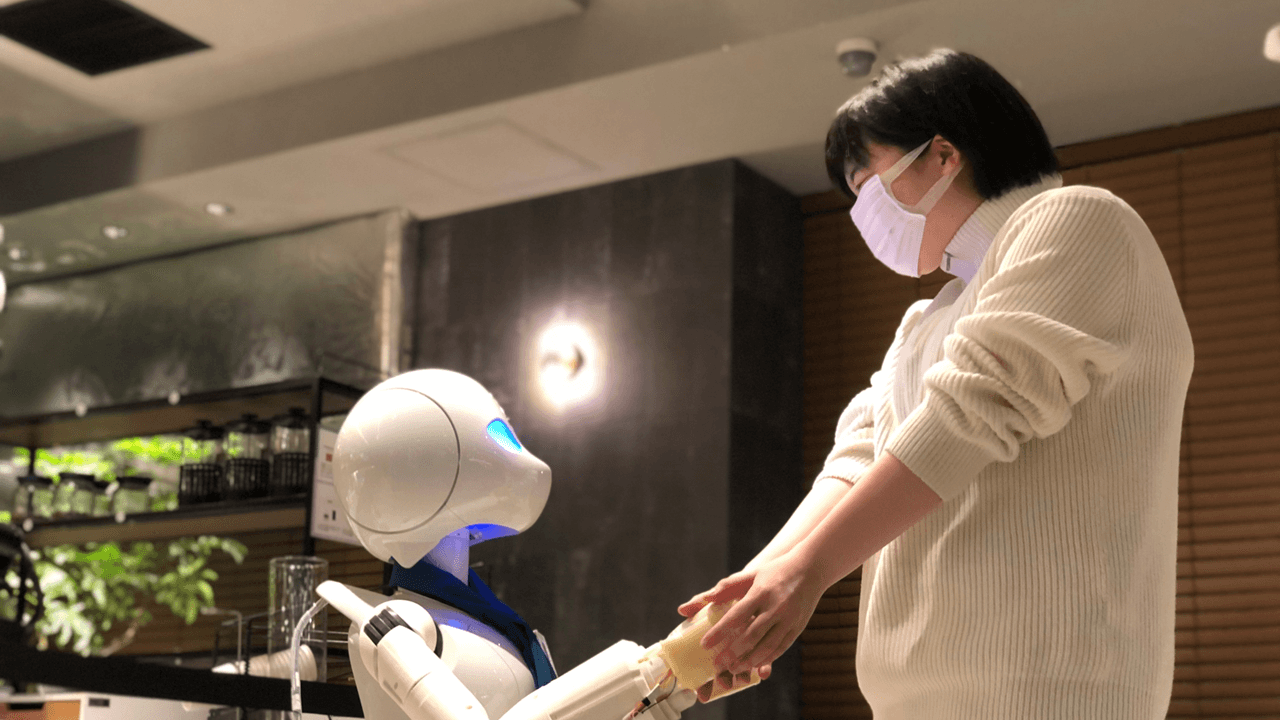 Meta Avatar Robot Cafe
