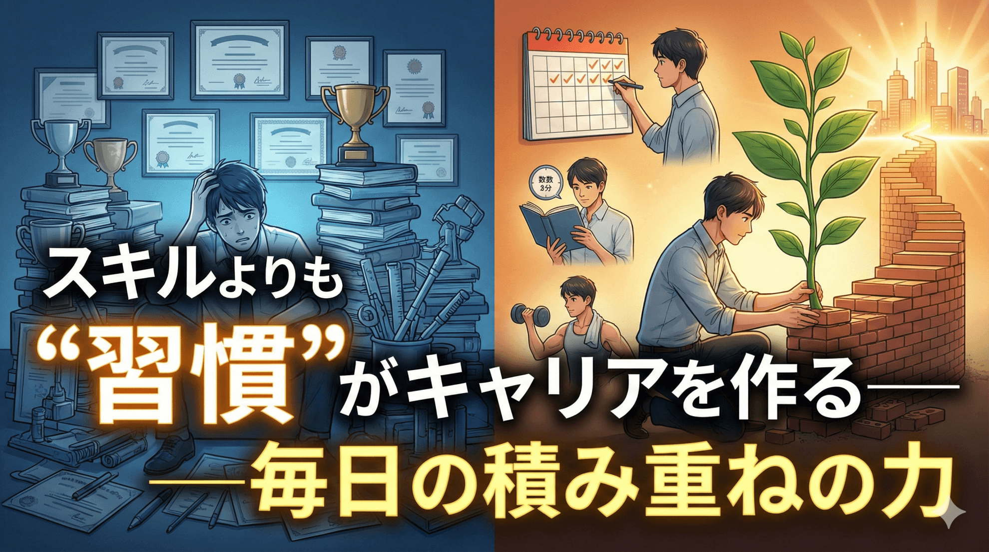 スキルよりも“習慣”がキャリアを作る——毎日の積み重ねの力