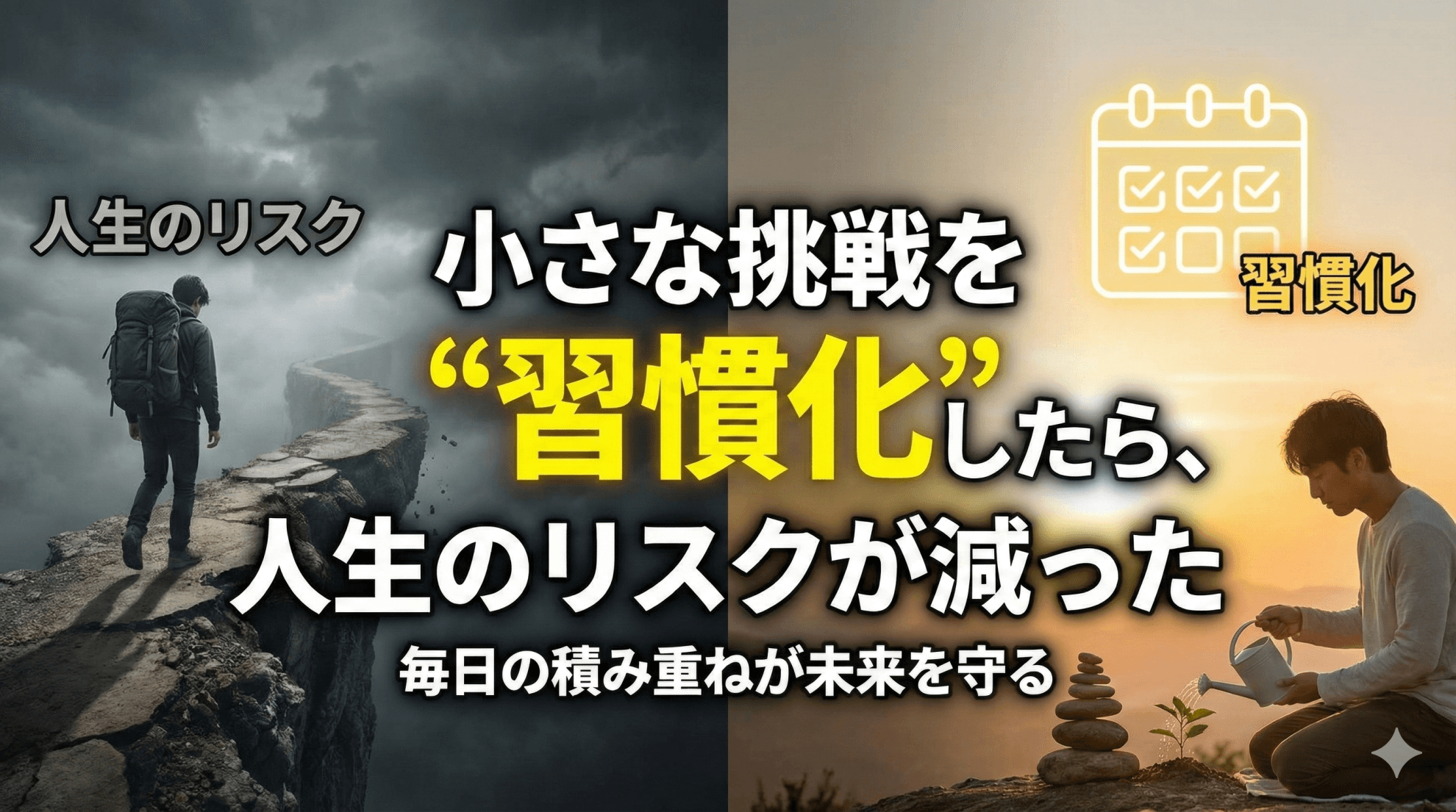 小さな挑戦を“習慣化”したら、人生のリスクが減った