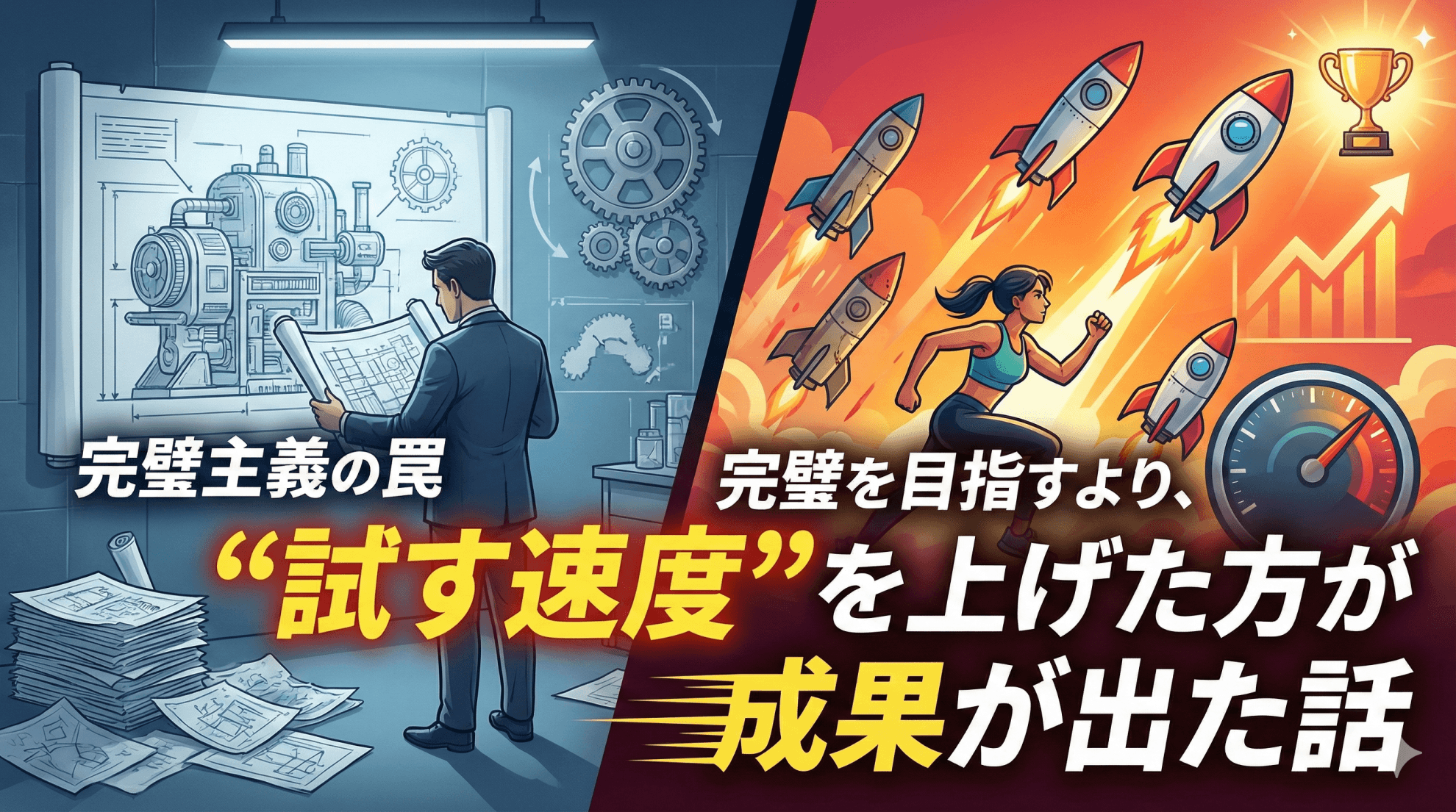 完璧を目指すより、“試す速度”を上げた方が成果が出た話