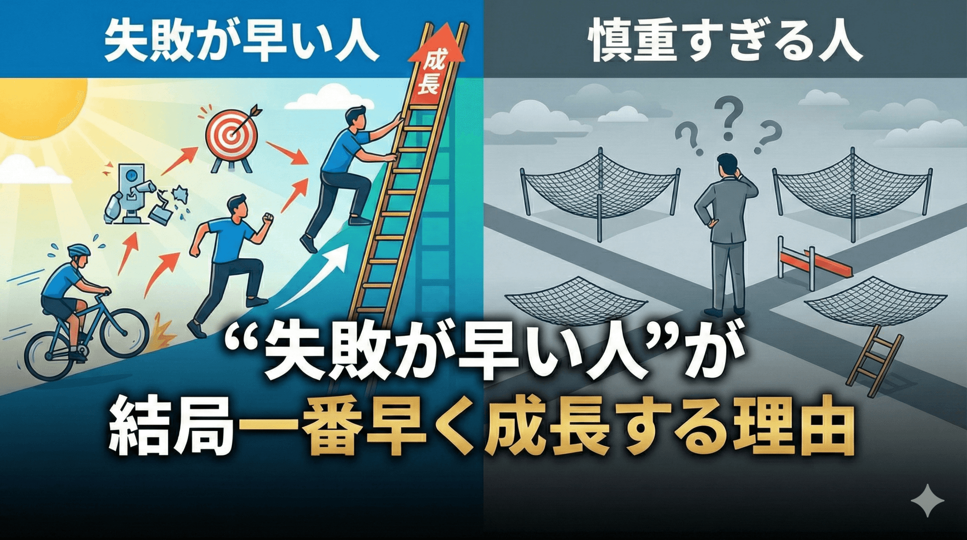 “失敗が早い人”が結局一番早く成長する理由
