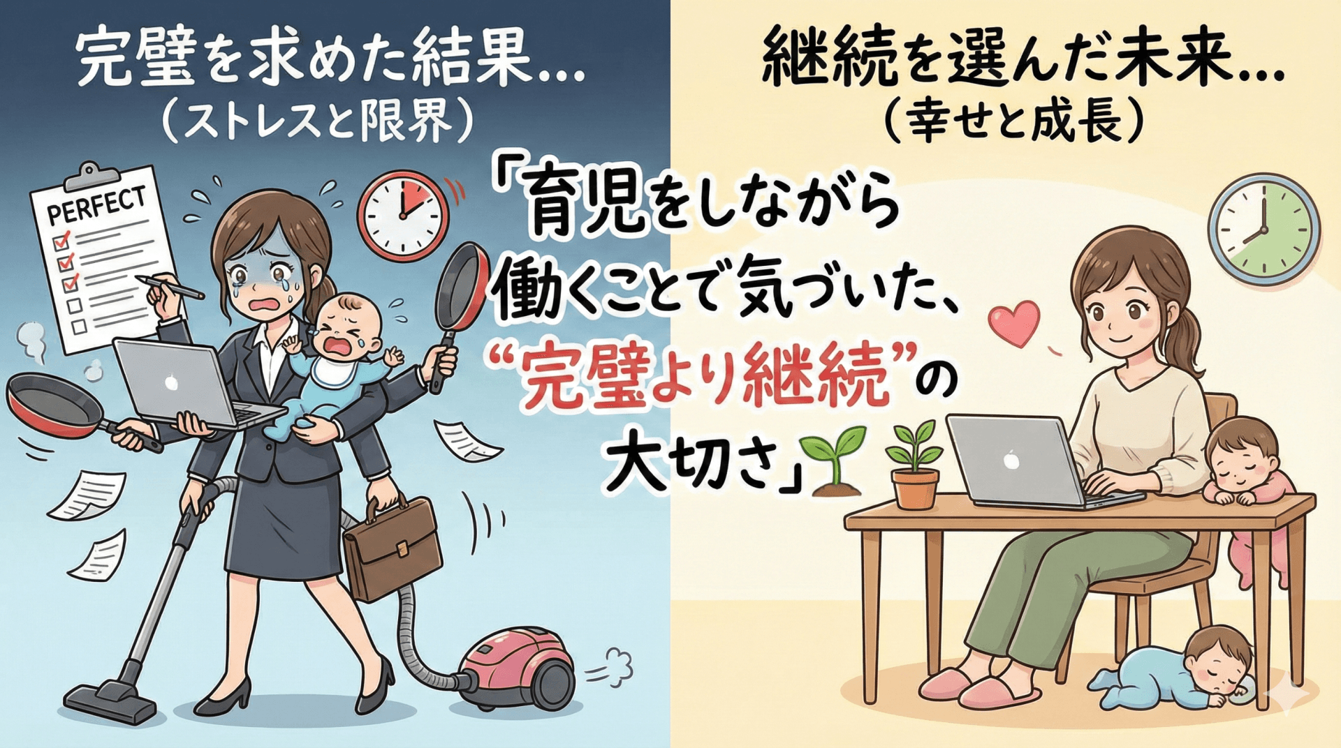 育児をしながら働くことで気づいた、“完璧より継続”の大切さ