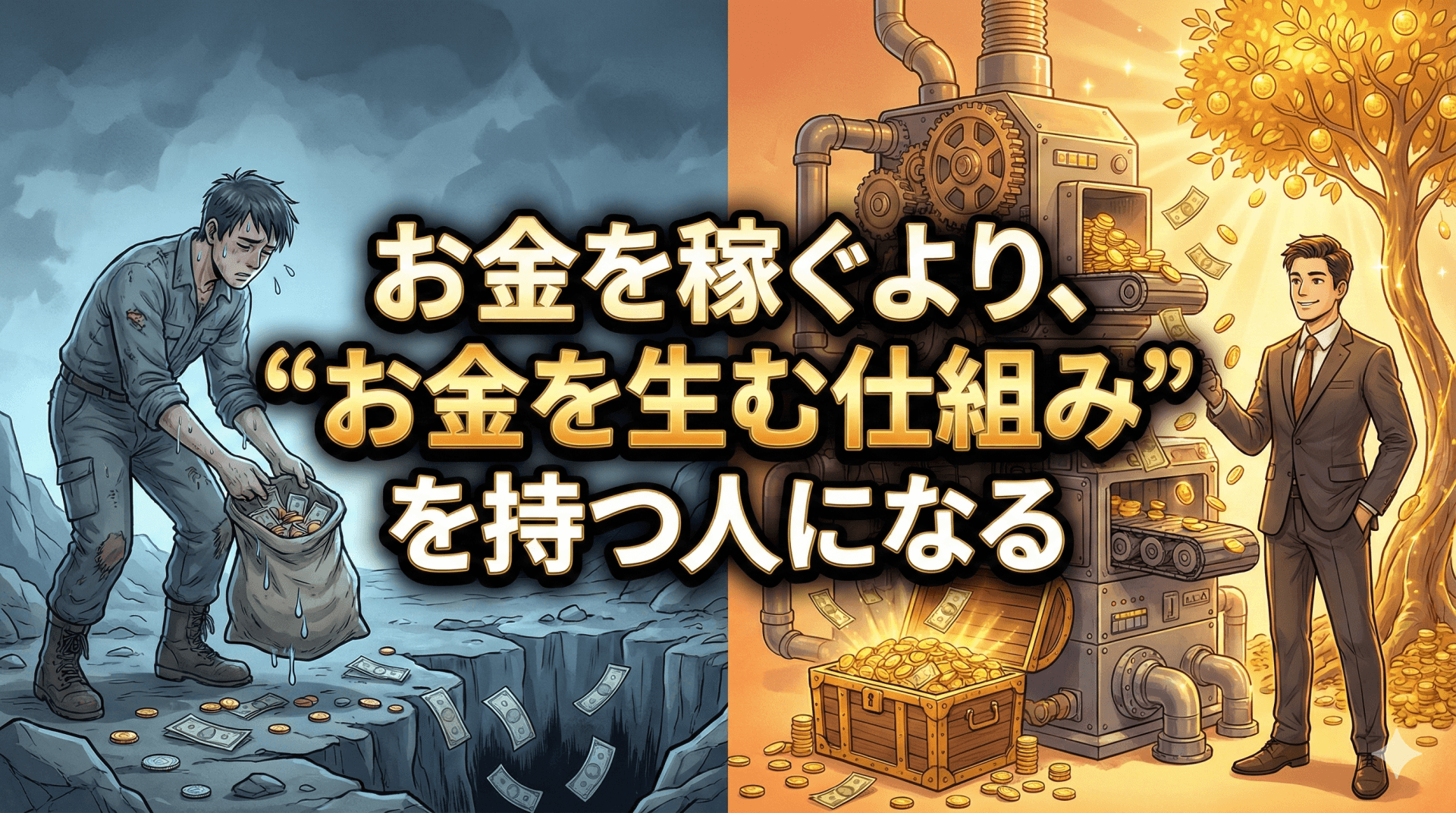 お金を稼ぐより、“お金を生む仕組み”を持つ人になる