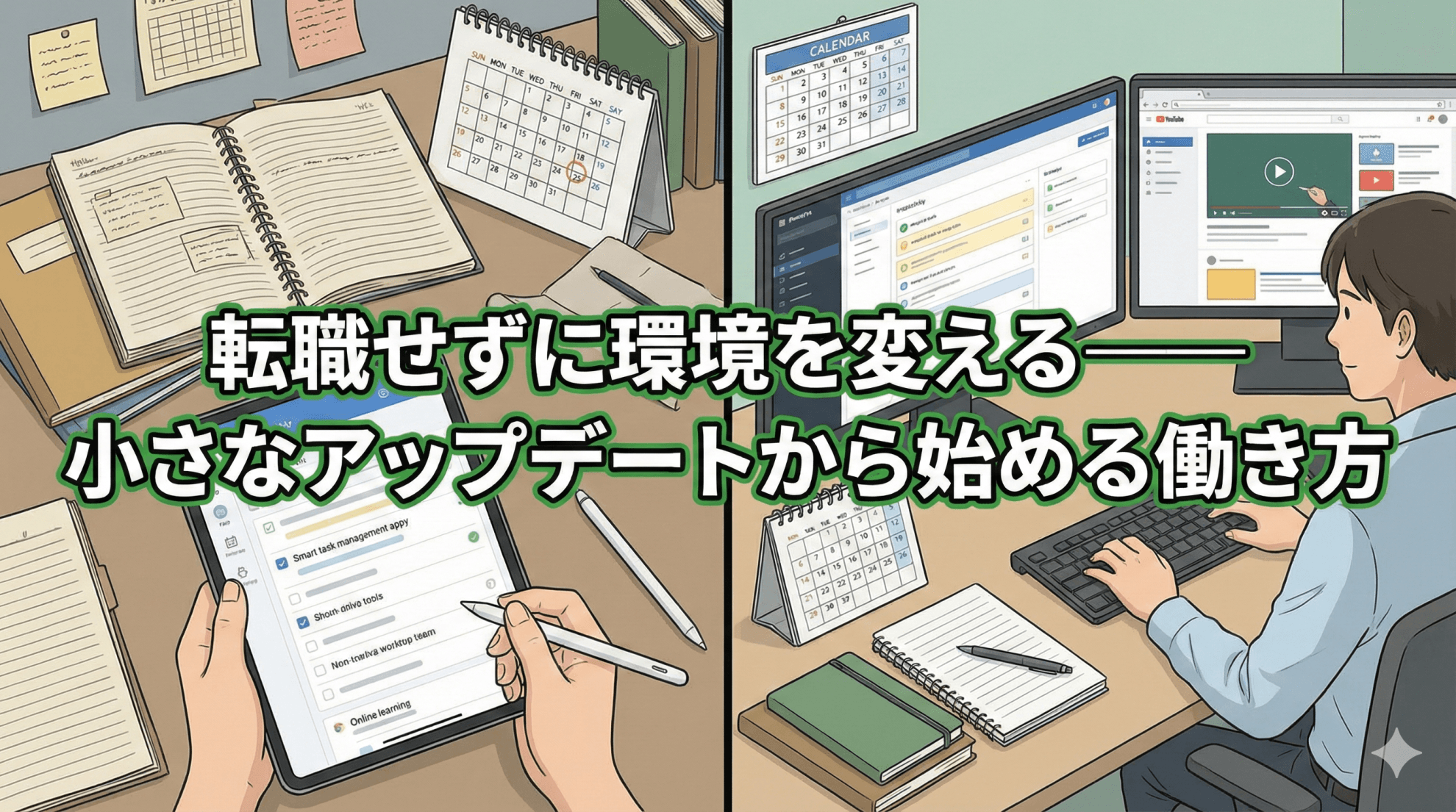 転職せずに環境を変える——小さなアップデートから始める働き方