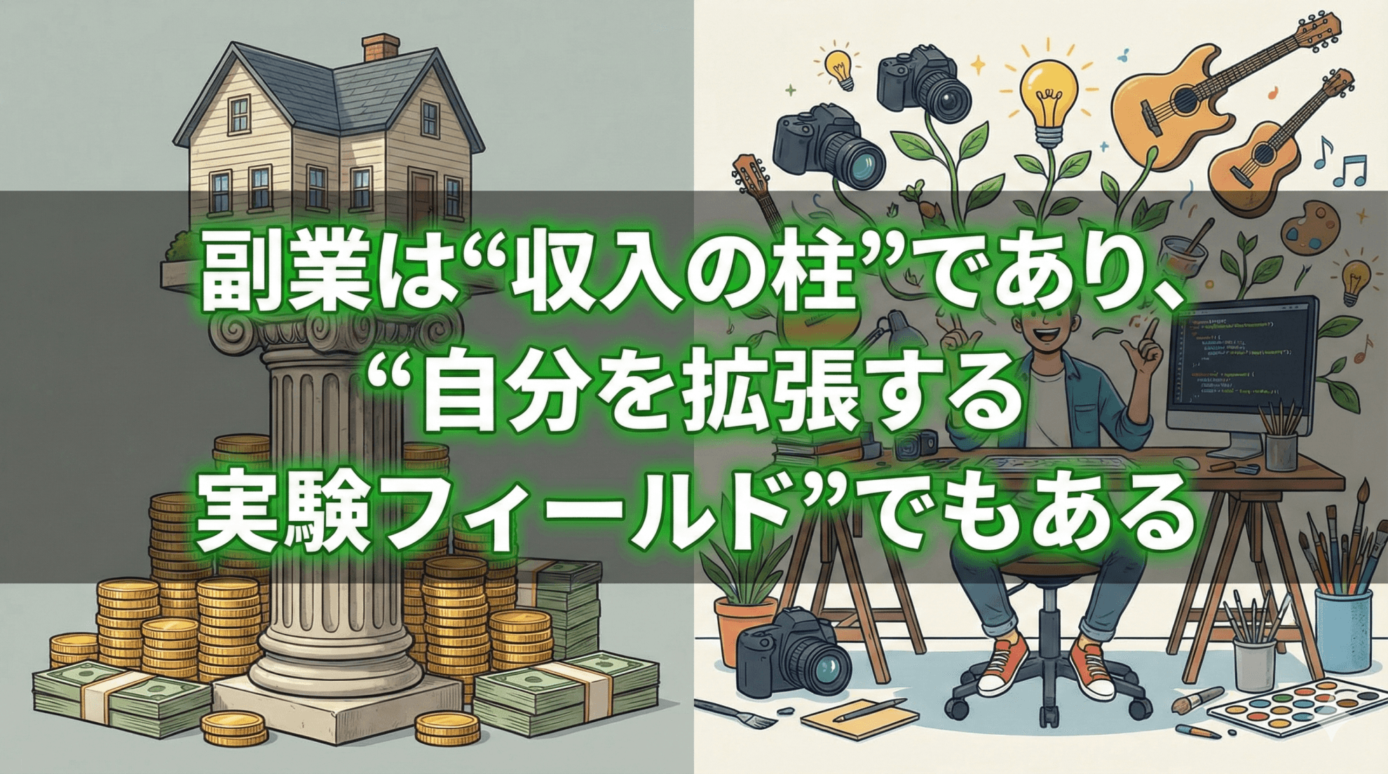 副業は“収入の柱”であり、“自分を拡張する実験フィールド”でもある