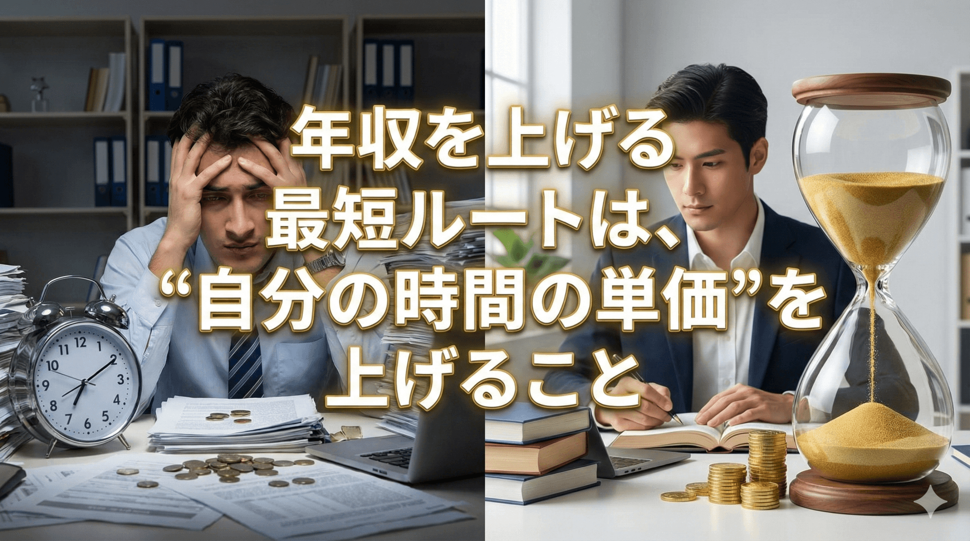 年収を上げる最短ルートは、“自分の時間の単価”を上げること