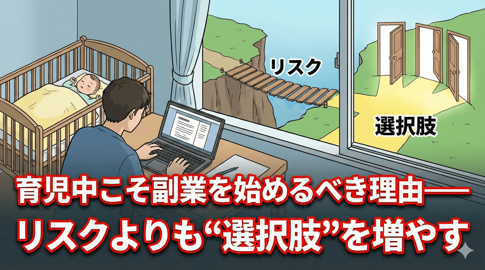 育児中こそ副業を始めるべき理由——リスクよりも“選択肢”を増やす