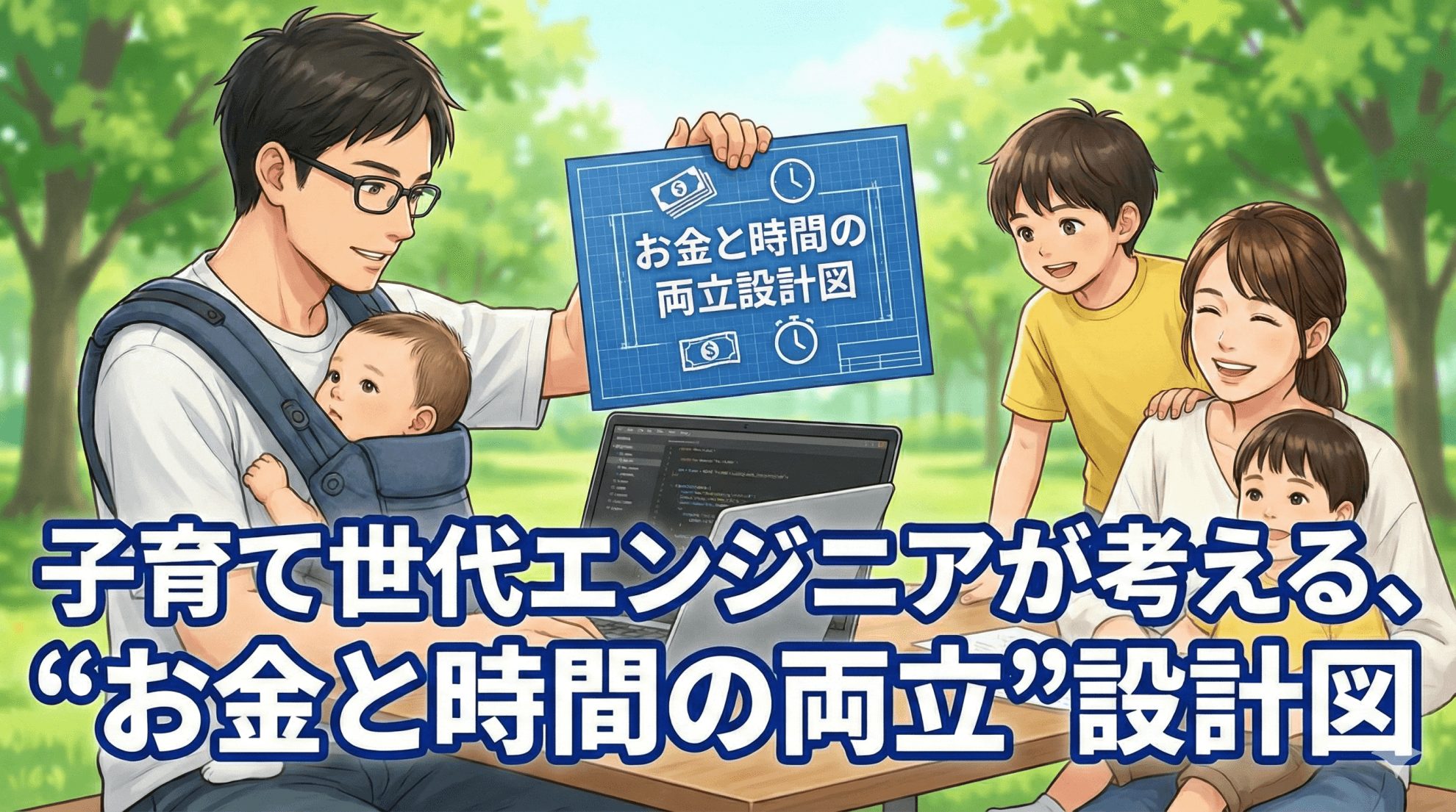 子育て世代エンジニアが考える、“お金と時間の両立”設計図
