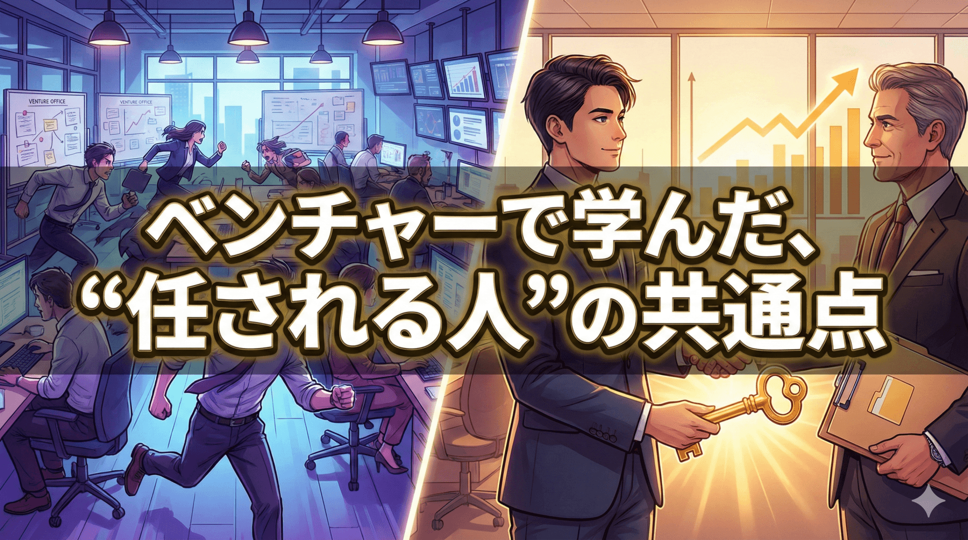ベンチャーで学んだ、“任される人”の共通点